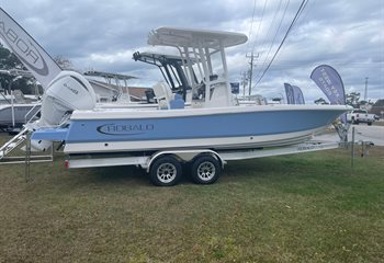 2025 Robalo 246 Cayman Steel Blue/White Boat